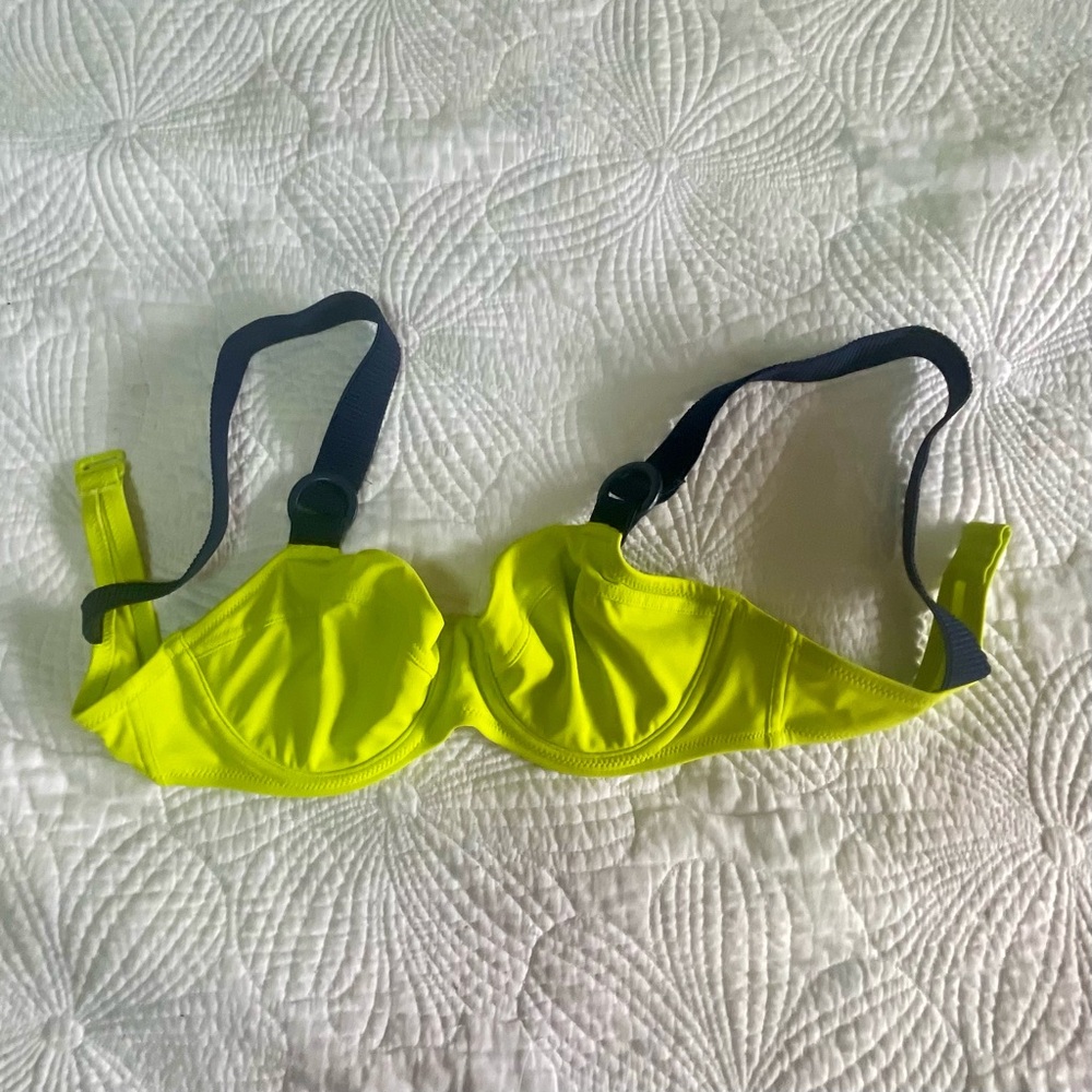 Aerie Neon Lime Bikini Top Festival Euro Summer Bright Spring